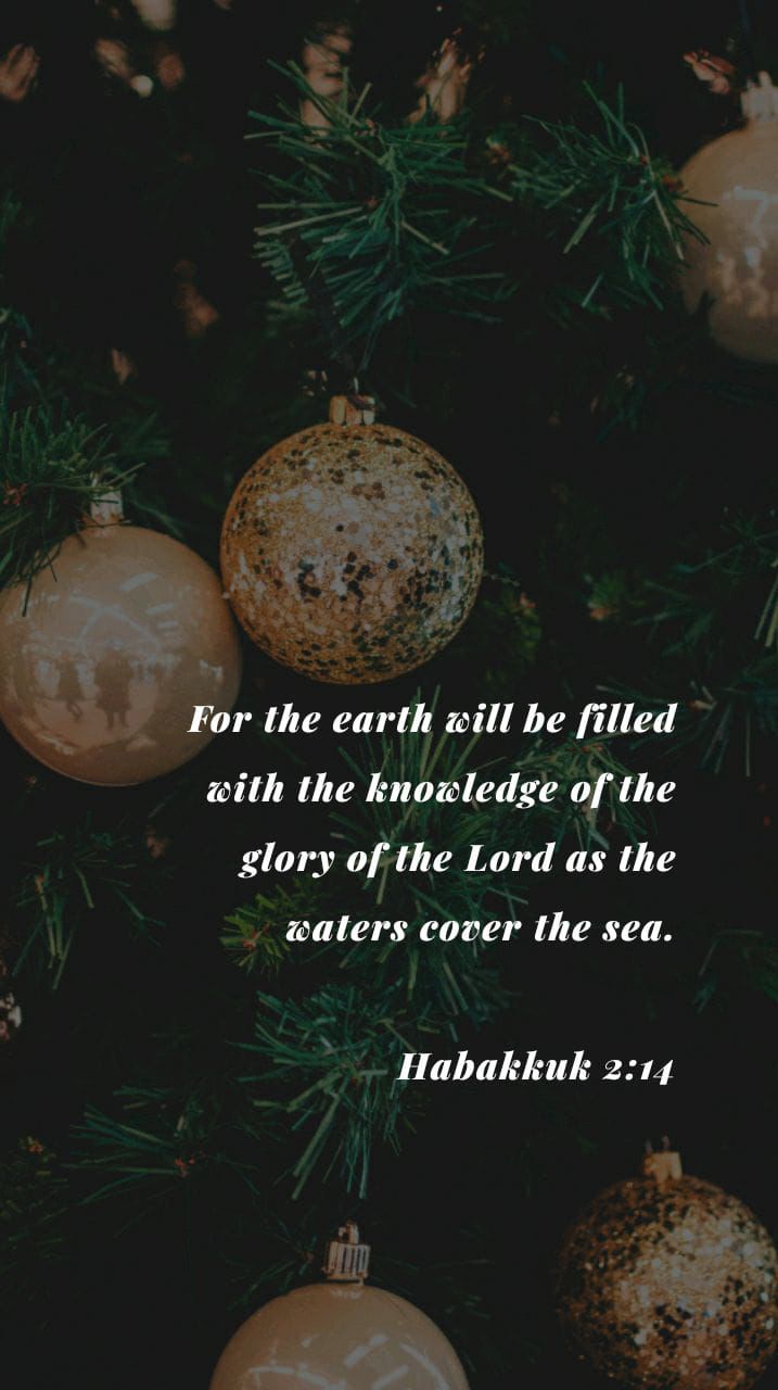 717x1280 Habakkuk 2:14 (ESV) the earth will be filled with t
