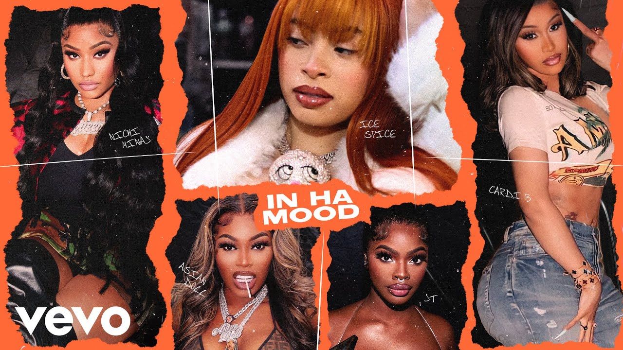 1280x720 Ice Spice Ha Mood (Female Rap Megamix) (feat. Nicki Minaj, Cardi B, JT & Asian Doll)