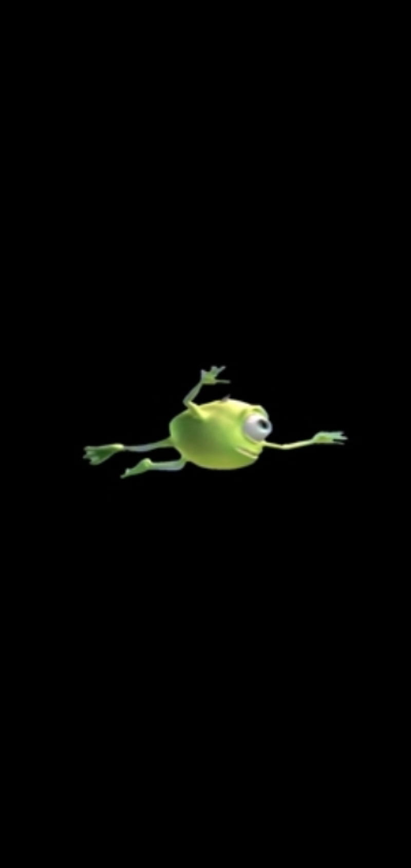 800x1687 Mike wazowski, dark, meme, HD phone wallpaper
