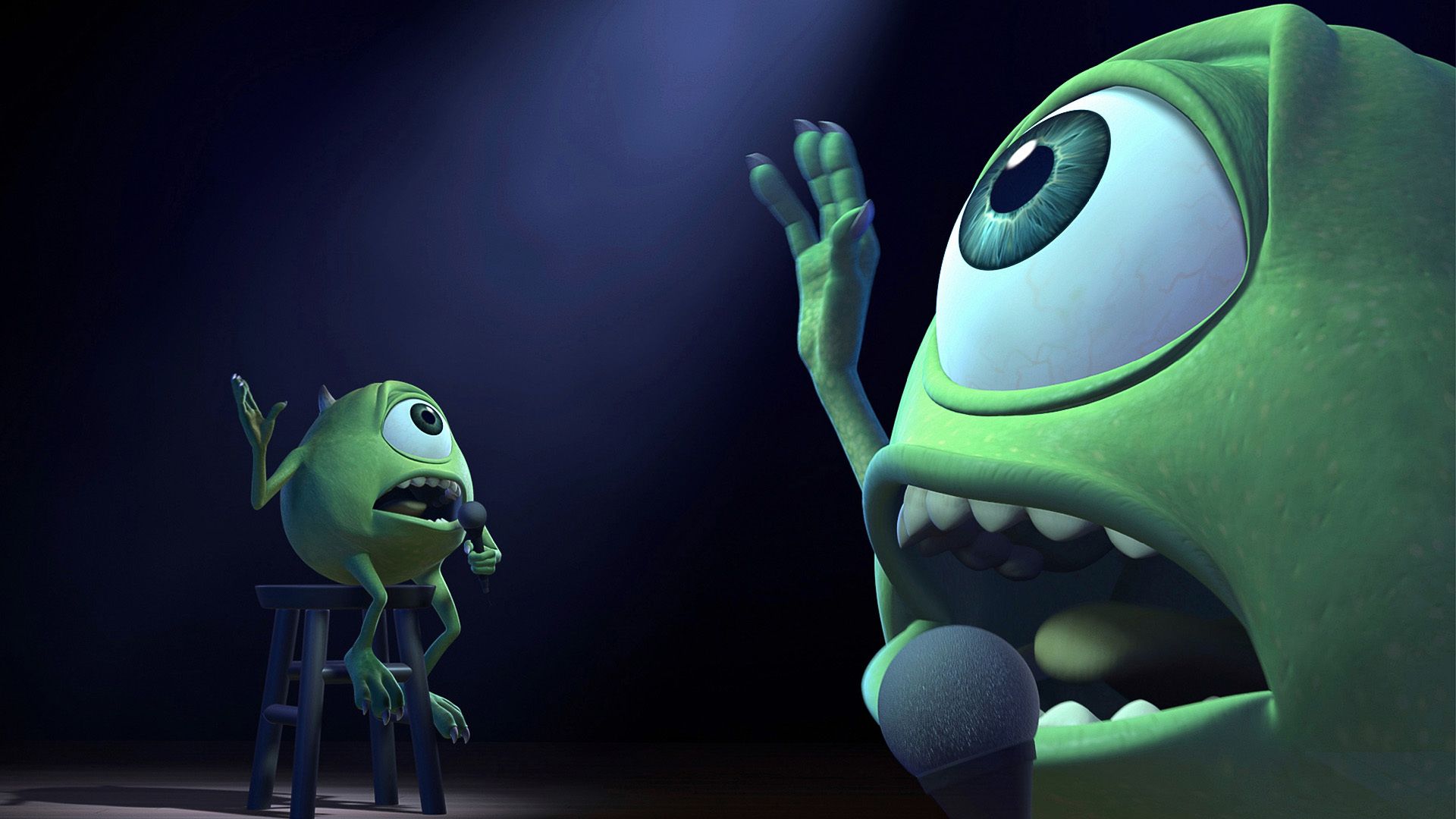 1920x1080 Mike Wazowski Meme Wallpaper
