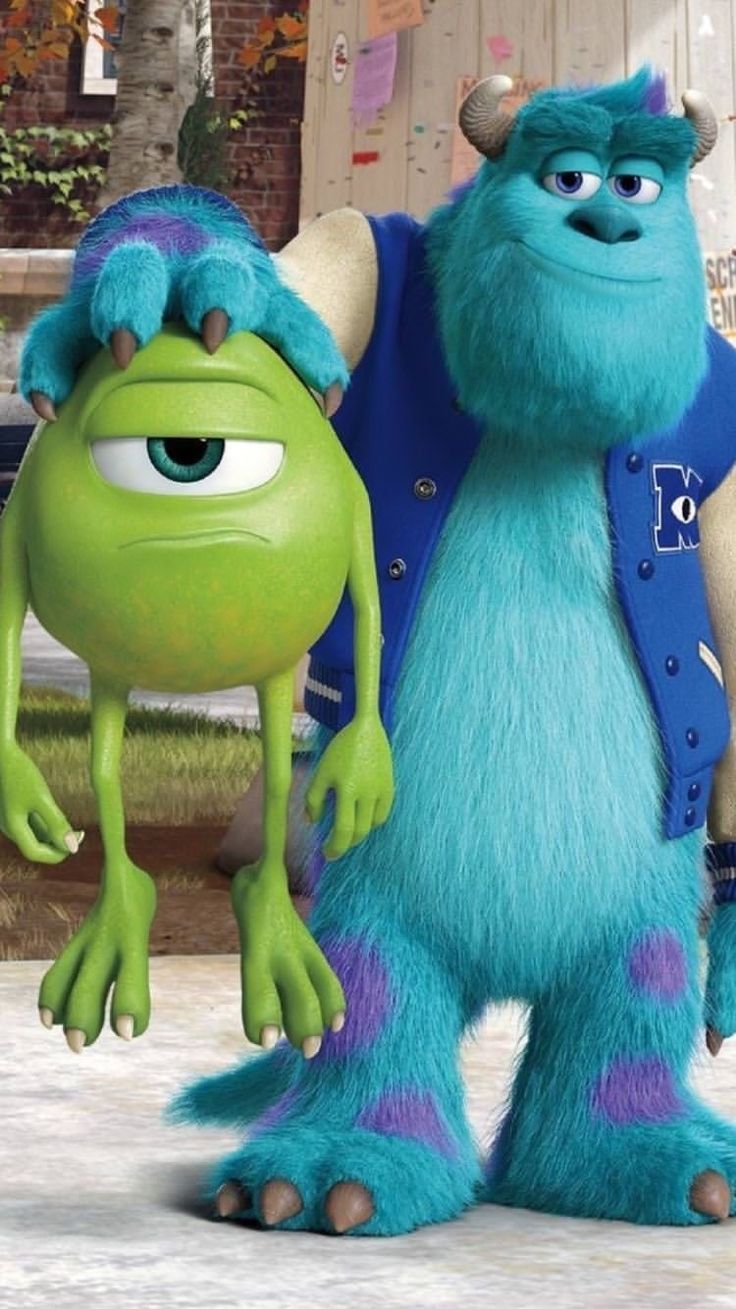 736x1309 Monsters University (2013) USA / dir. Dan Scanlon. The monsters, Monsters inc, Cartoon wallpaper
