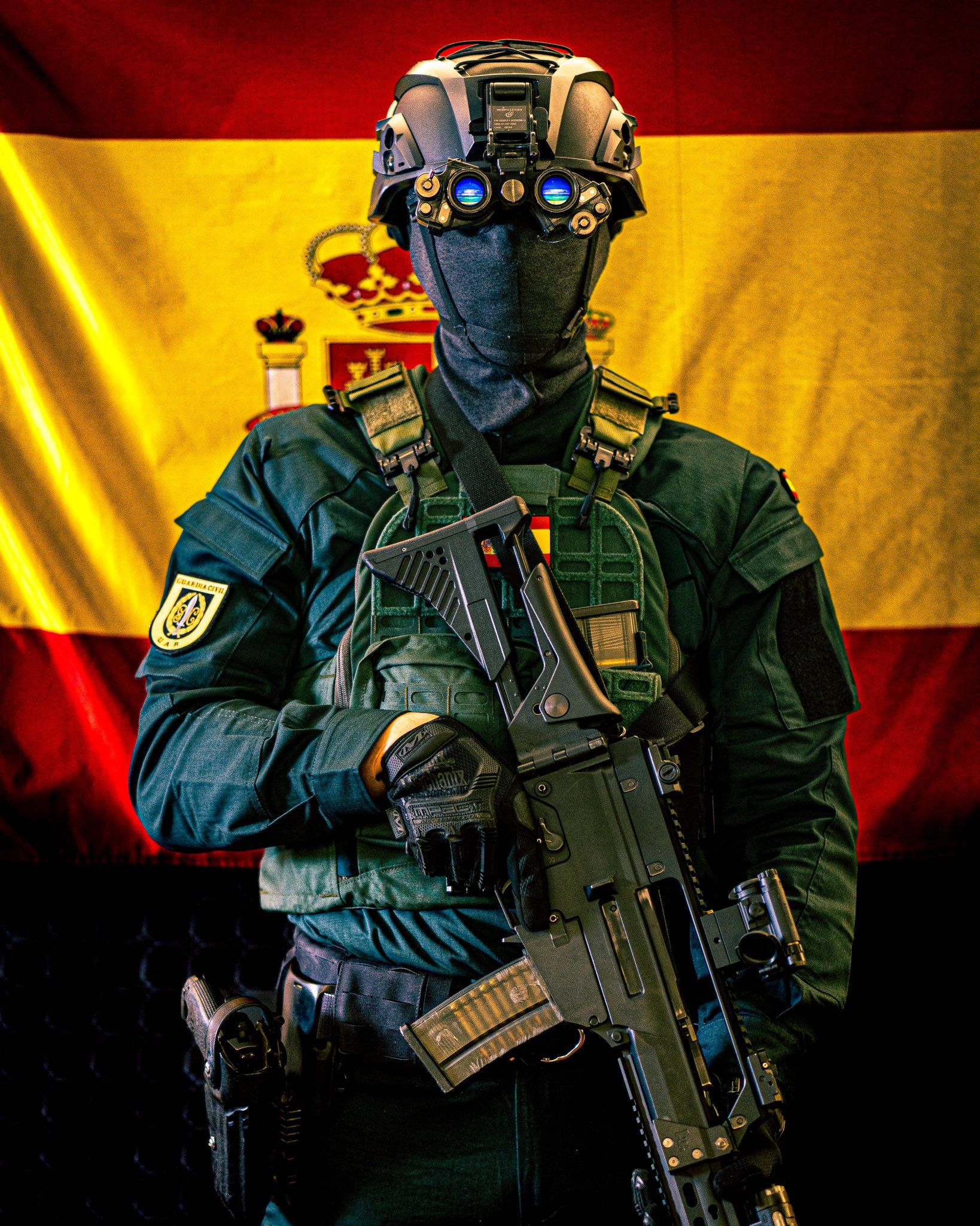 1638x2048 It seems like spanish Guardia Civil GAR was the main inspiration for Pax Armata's Espada Patrol subfaction