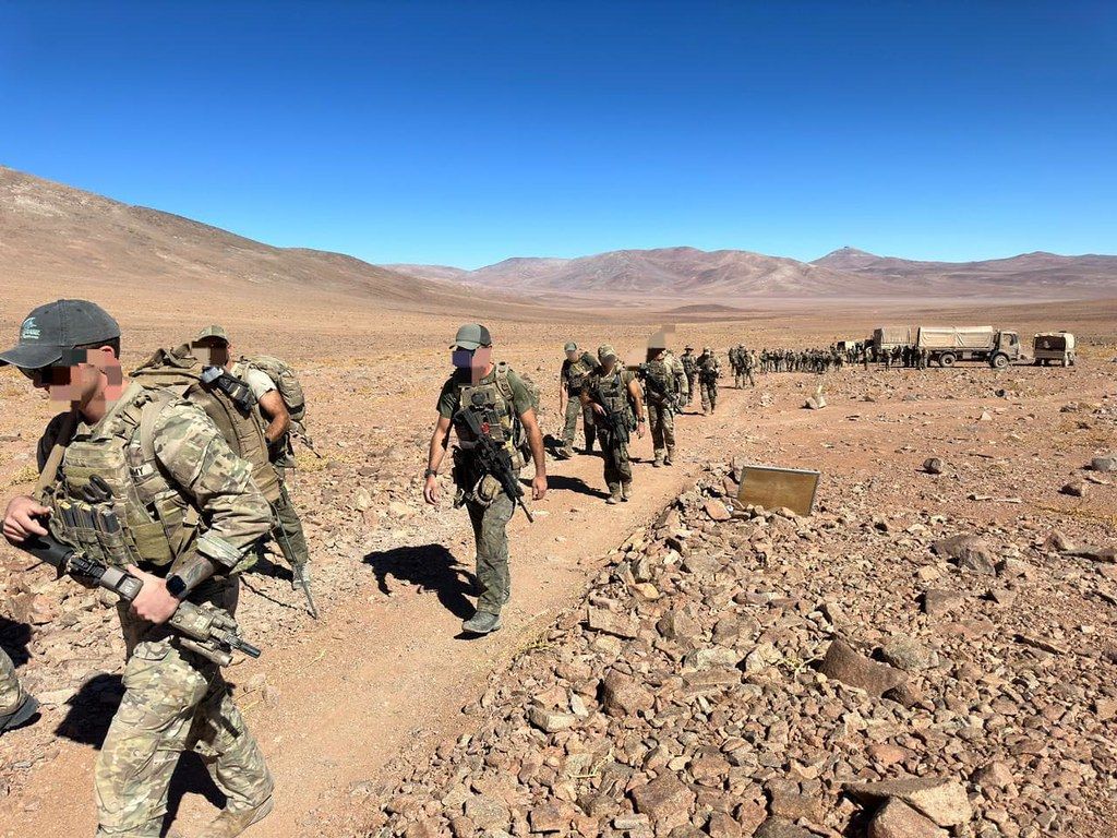 1024x768 Special operations units from Chile, Spain and the United States in joint training