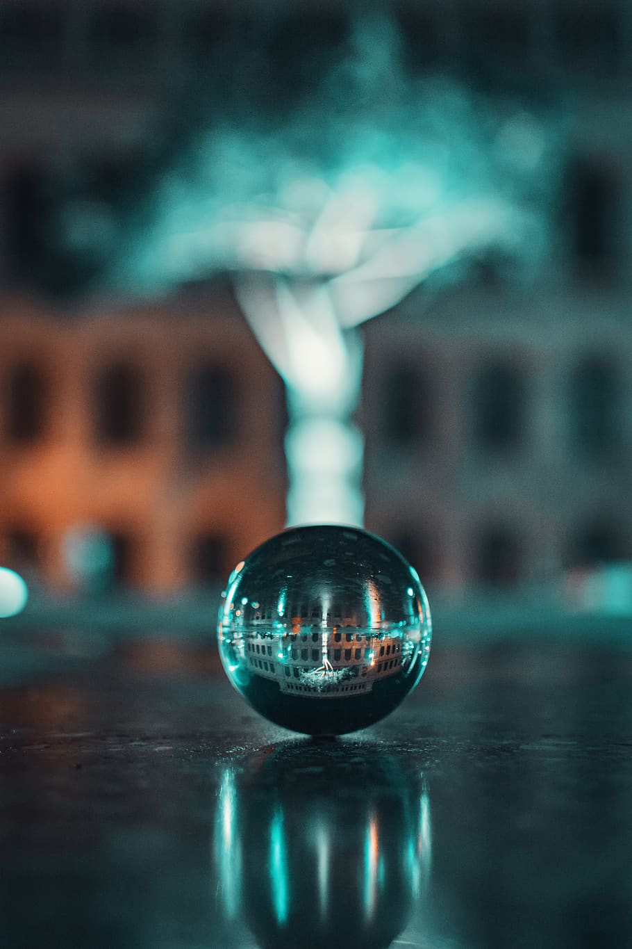 910x1365 Selective, Focus Photography, 4k Wallpaper, Blur, Close Up, Crystal Ball, Dark, Depth Of Field