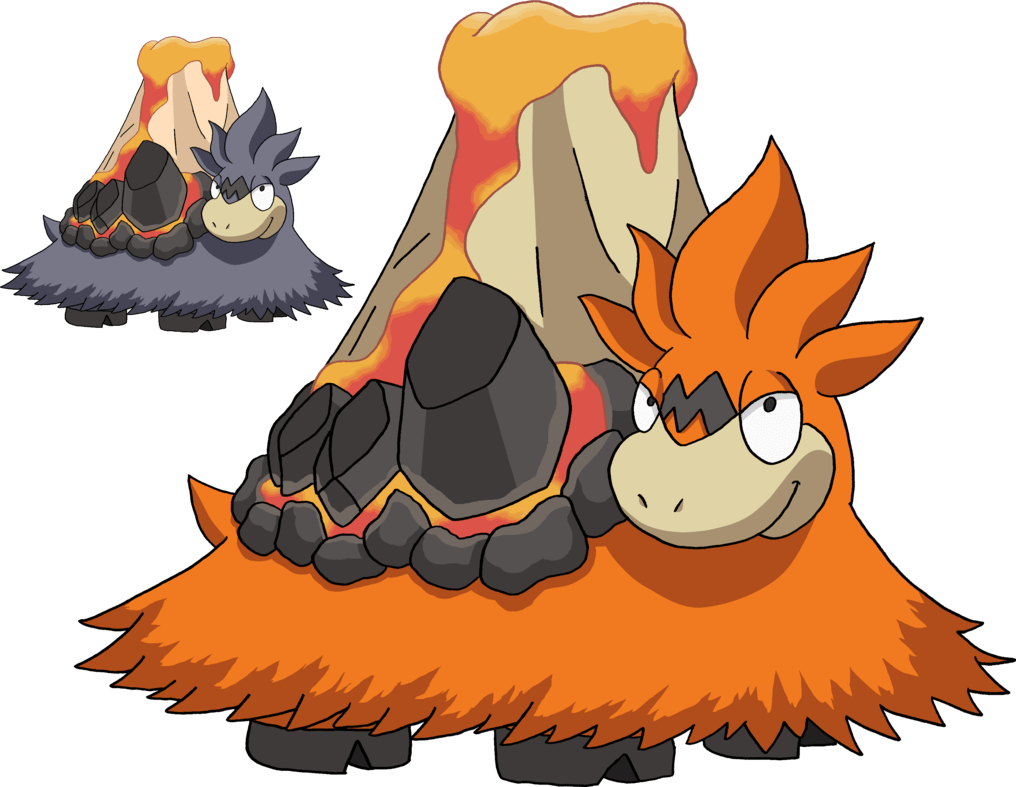 1016x787 Camerupt Pokemon PNG Image Transparent Free Download
