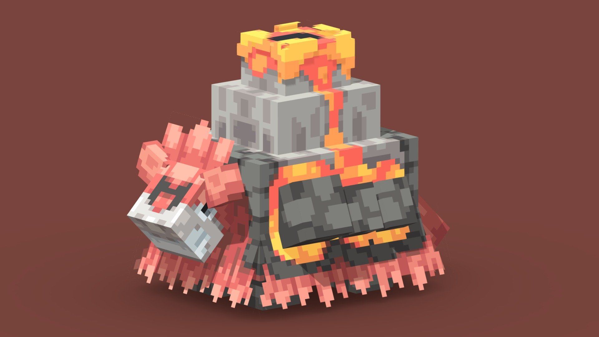 1920x1080 Mega Camerupt model by PhantomEye [b62a946]