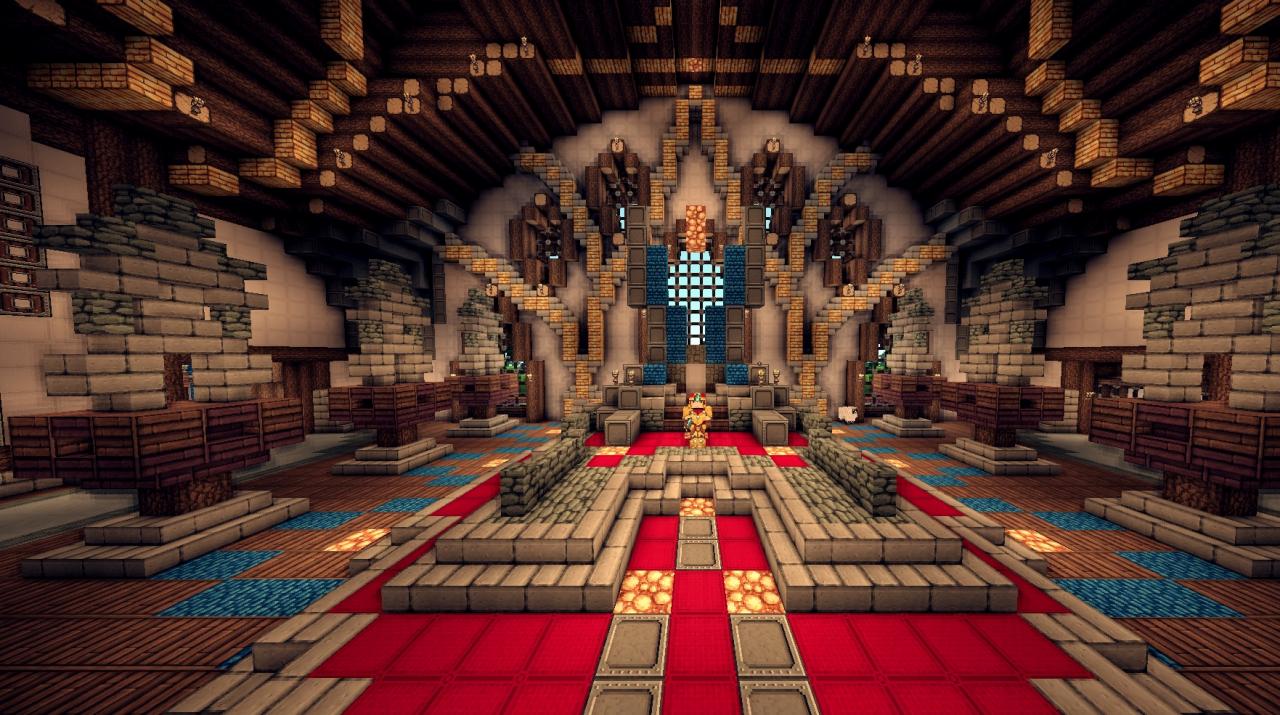 1280x715 RELEASE Hobbit palace Minecraft Map