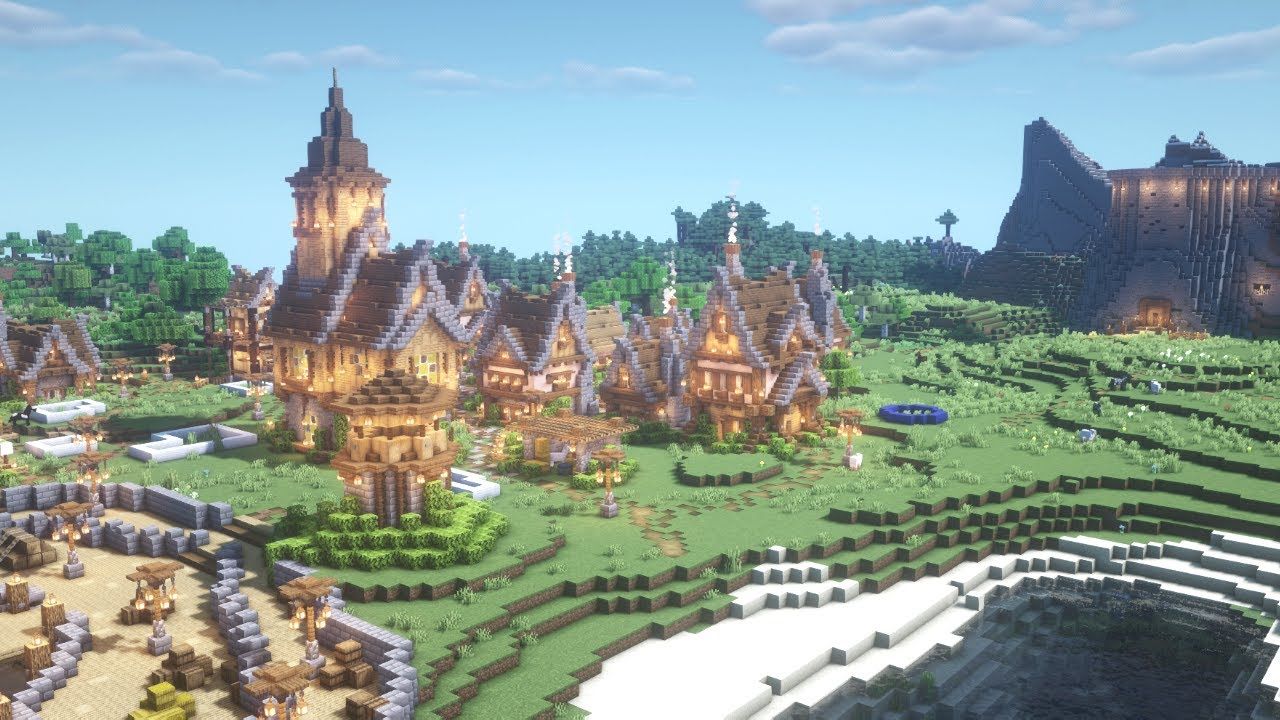 1280x720 Minecraft. Building a Fortress (and other stuff too) in Minecraft 1.16 Survival (Avomancia 12)