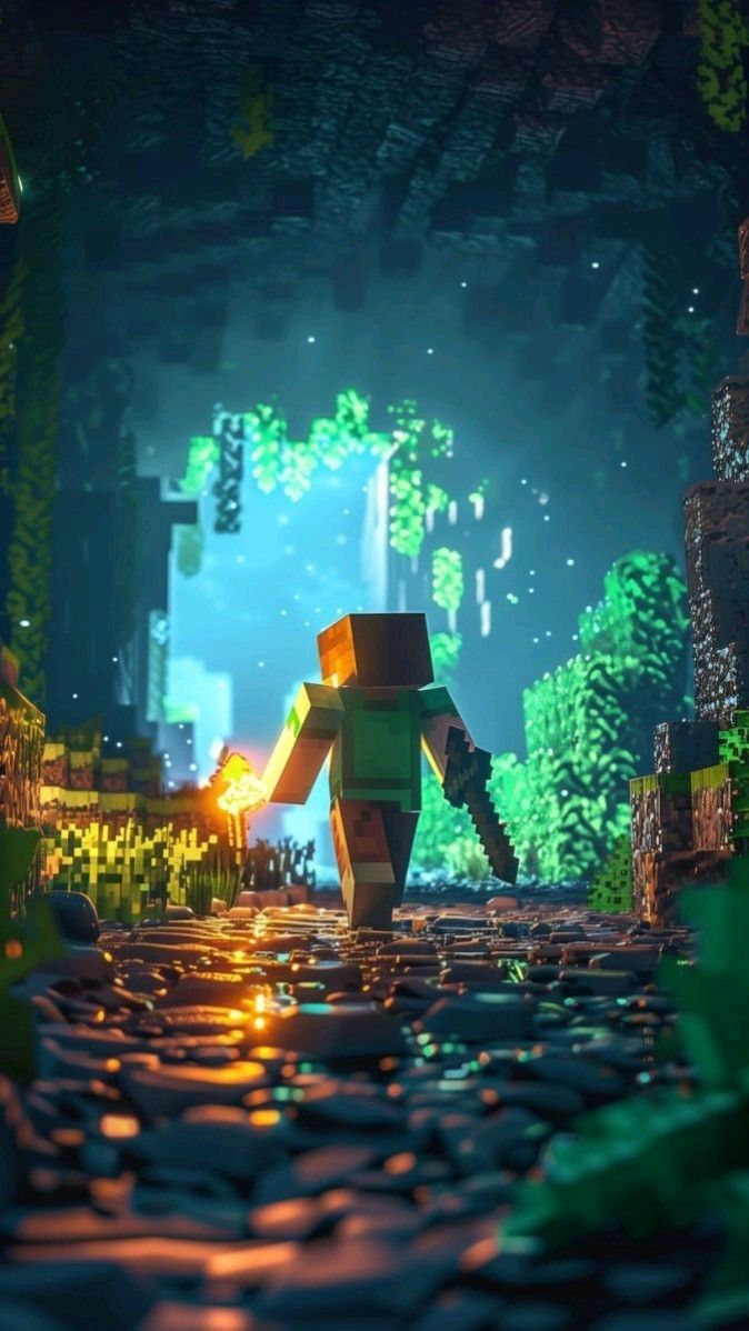 674x1198 minecraft fondo