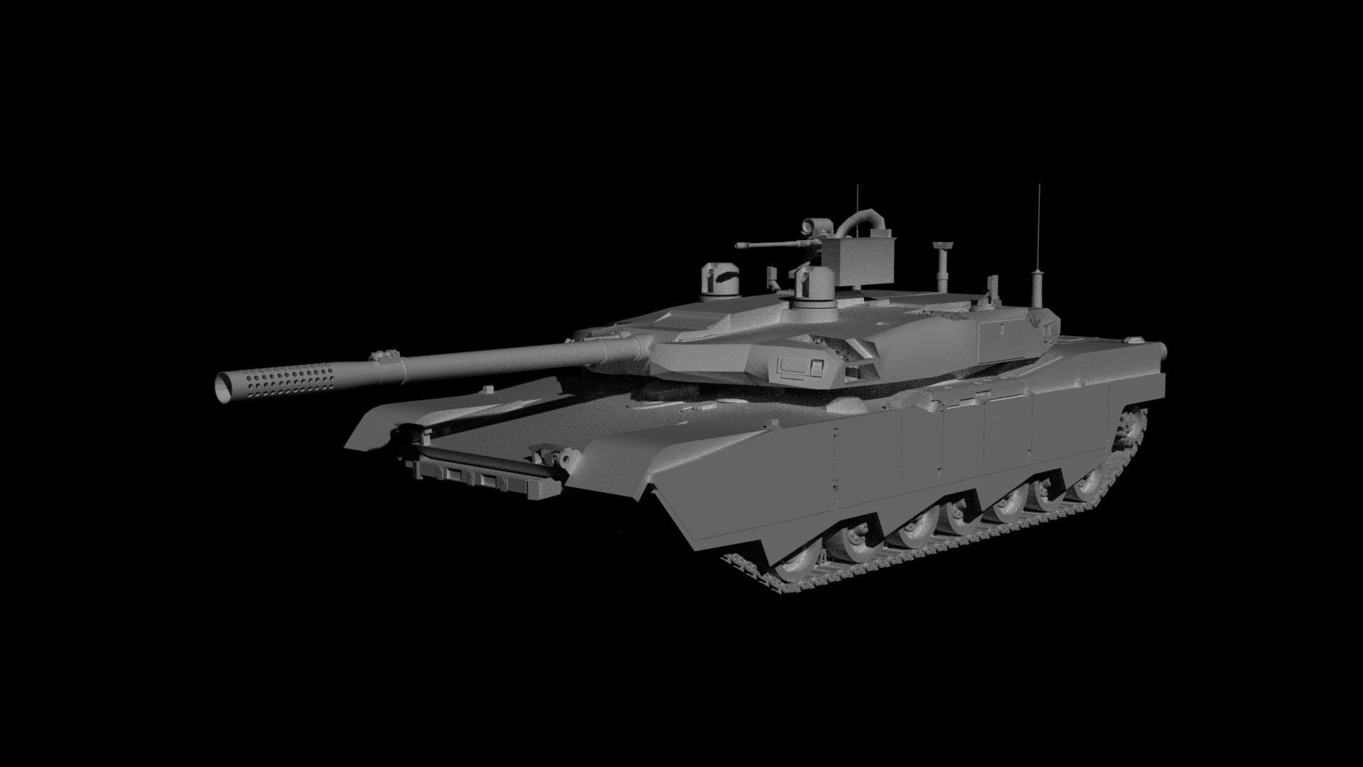 1920x1080 M1AX Abrams X Main Battle Tank 3D model