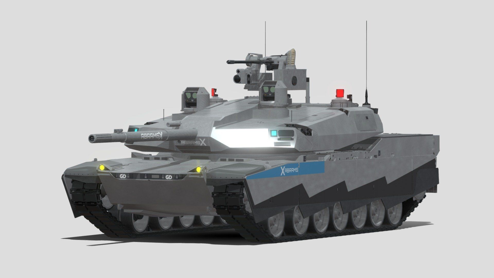 1920x1080 General Dynamics Abrams X Main Battle Tank Free 3D model by Muhamad Mirza Arrafi [50ecd8e]