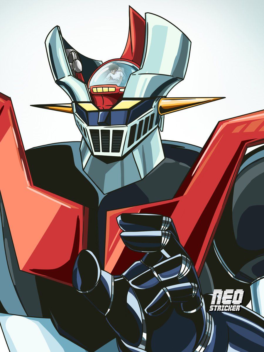 900x1200 The castle of black metal is rising in the sky #mazinger #MazingerZ #Toei #anime #retroanime #マジンガーZ #fanart #Art
