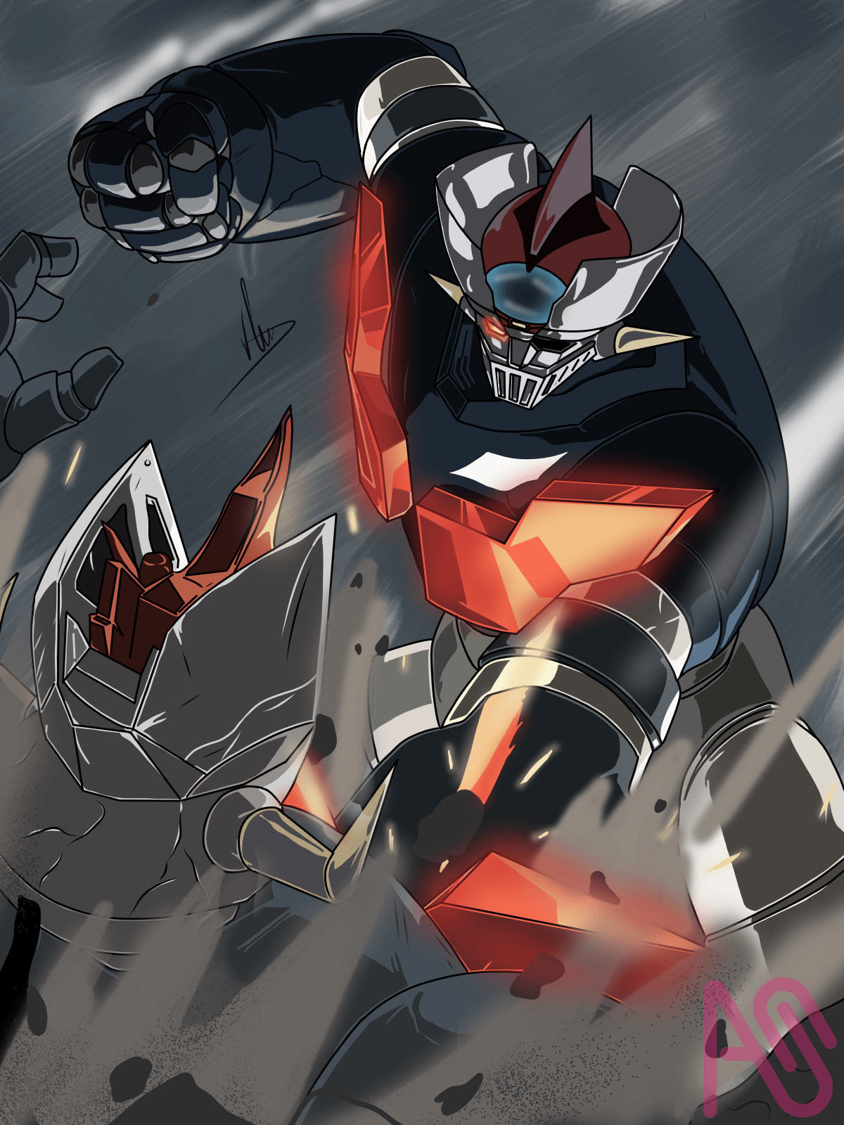 1200x1600 Mazinger Z Kiriego Art ART street