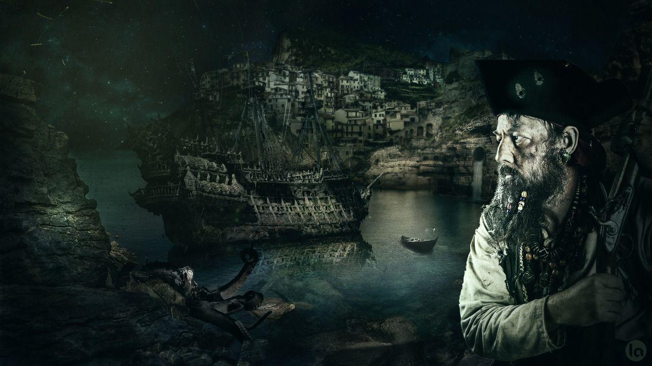 1280x720 Flying Dutchman Ship Wallpaper