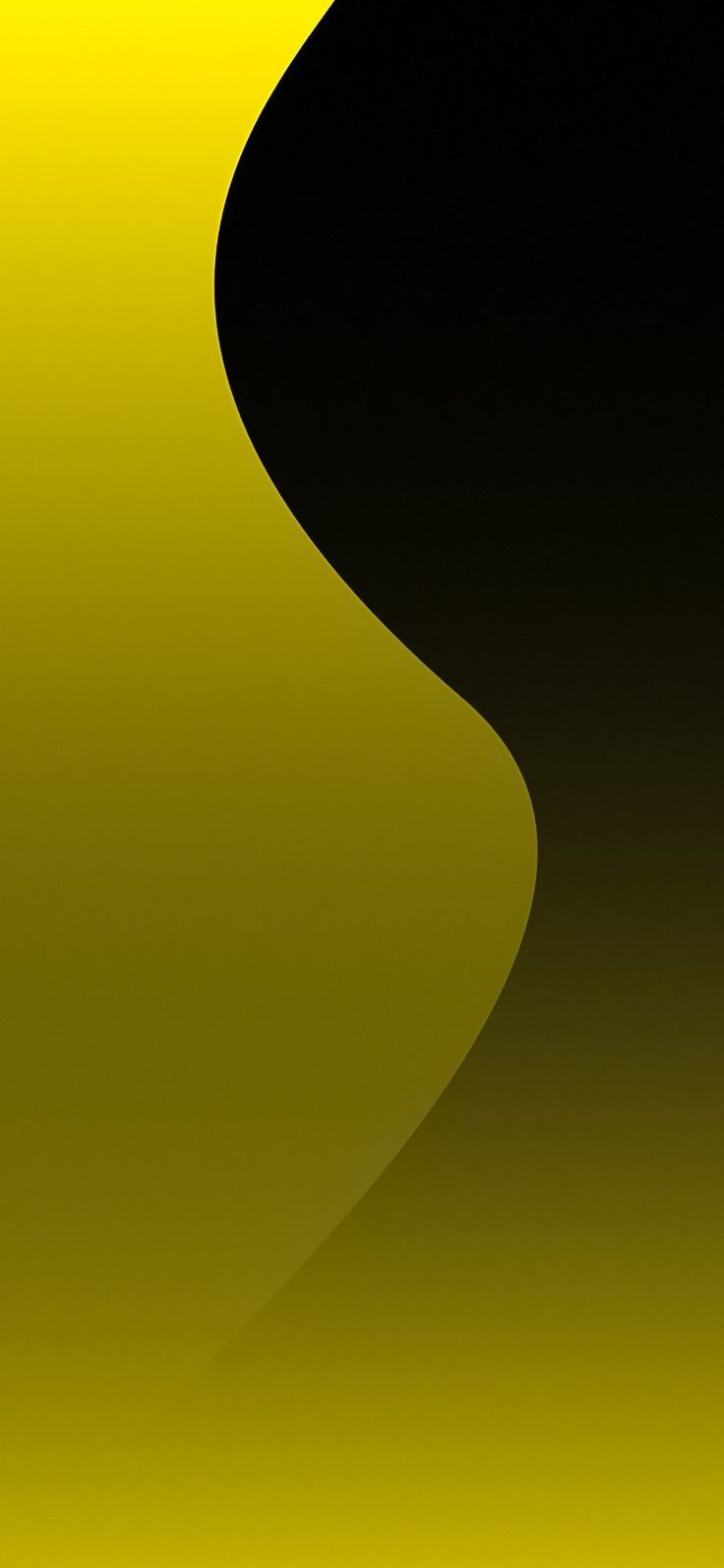 736x1593 Abstract Yellow and Black Phone Wallpaper. Yellow ios wallpaper, Black and yellow wallpaper iphone, Yellow black background