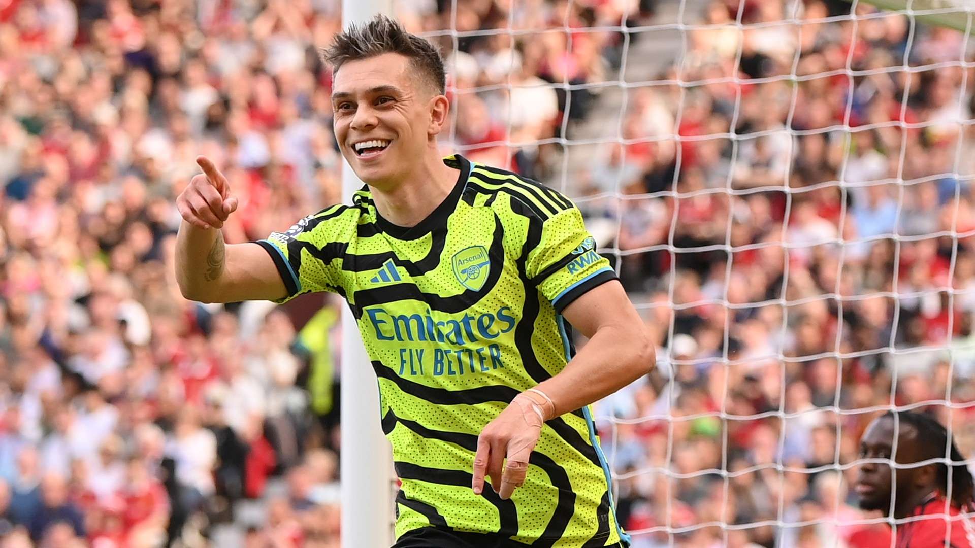 1920x1080 goals conceded in all competitions! Leandro Trossard's Arsenal goal condemns Manchester United to worst defensive record since 1971