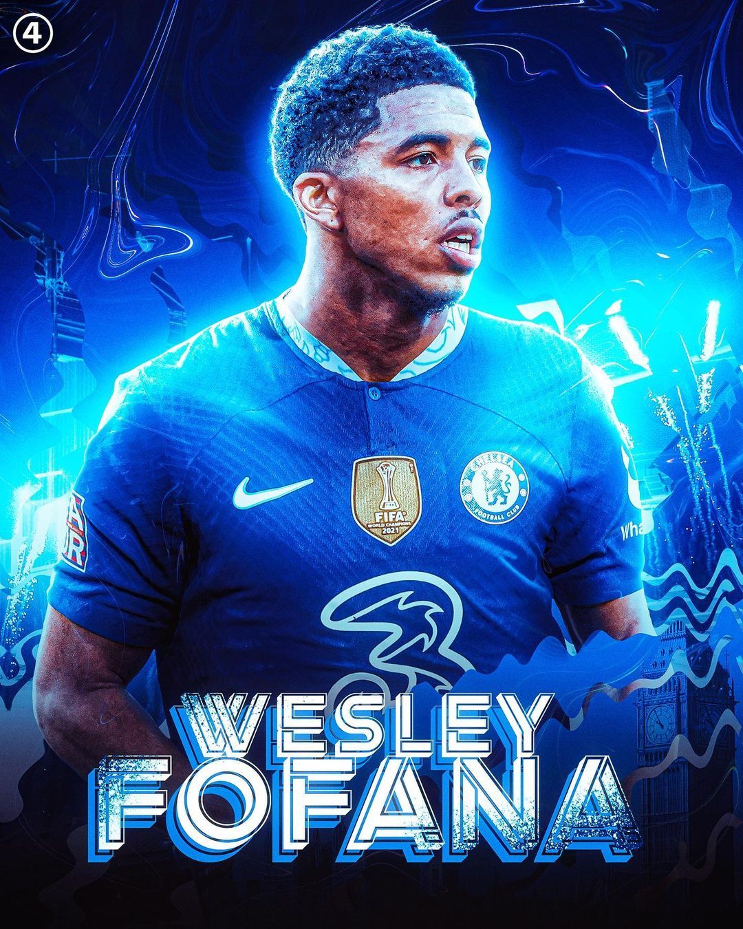 1080x1350 Wesley Fofana Wallpaper