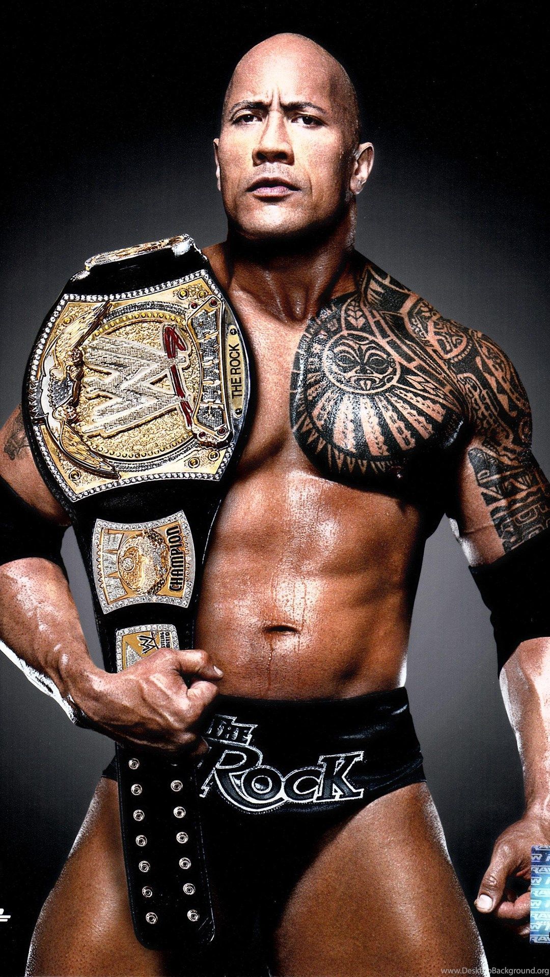 1080x1920 The Rock WWE HD iPhone Wallpaper
