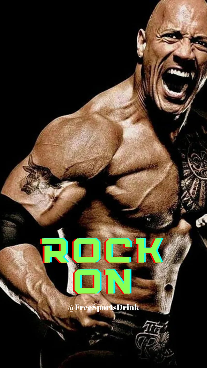 800x1422 Rock On, dwayne, dwayne johnson, iphone, johnson, the rock, wrestling, wwe, HD phone wallpaper