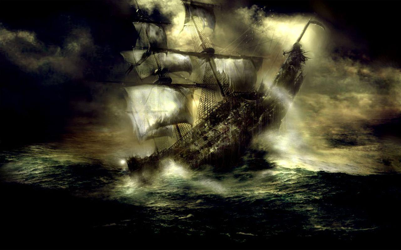 1280x800 Ghost Pirate Ship Wallpaper Photo For Desktop Wallpaper con