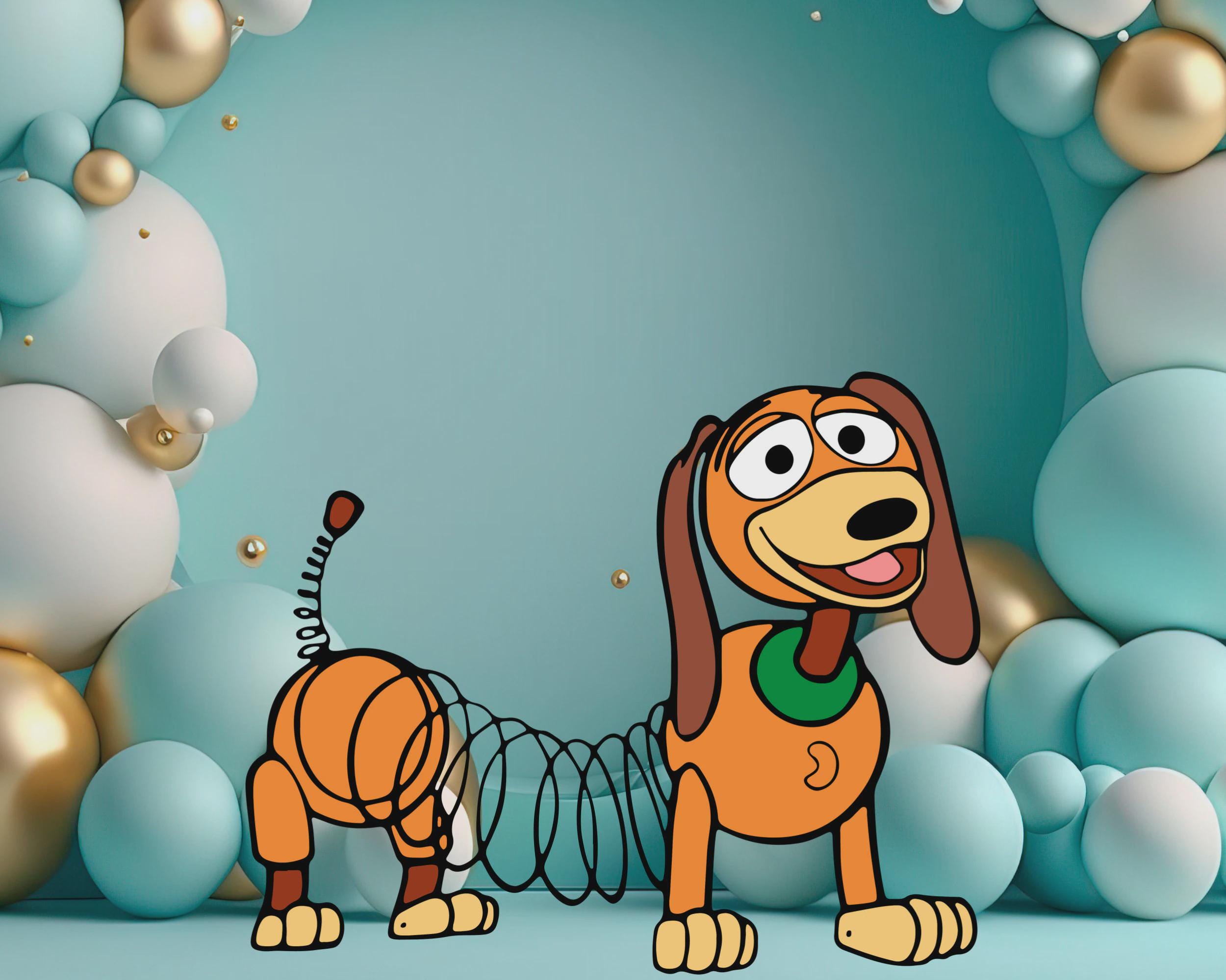 2500x2000 Toy Story Slinky Dog Cutout, Birthday Party Prop (digital Download) New Zealand