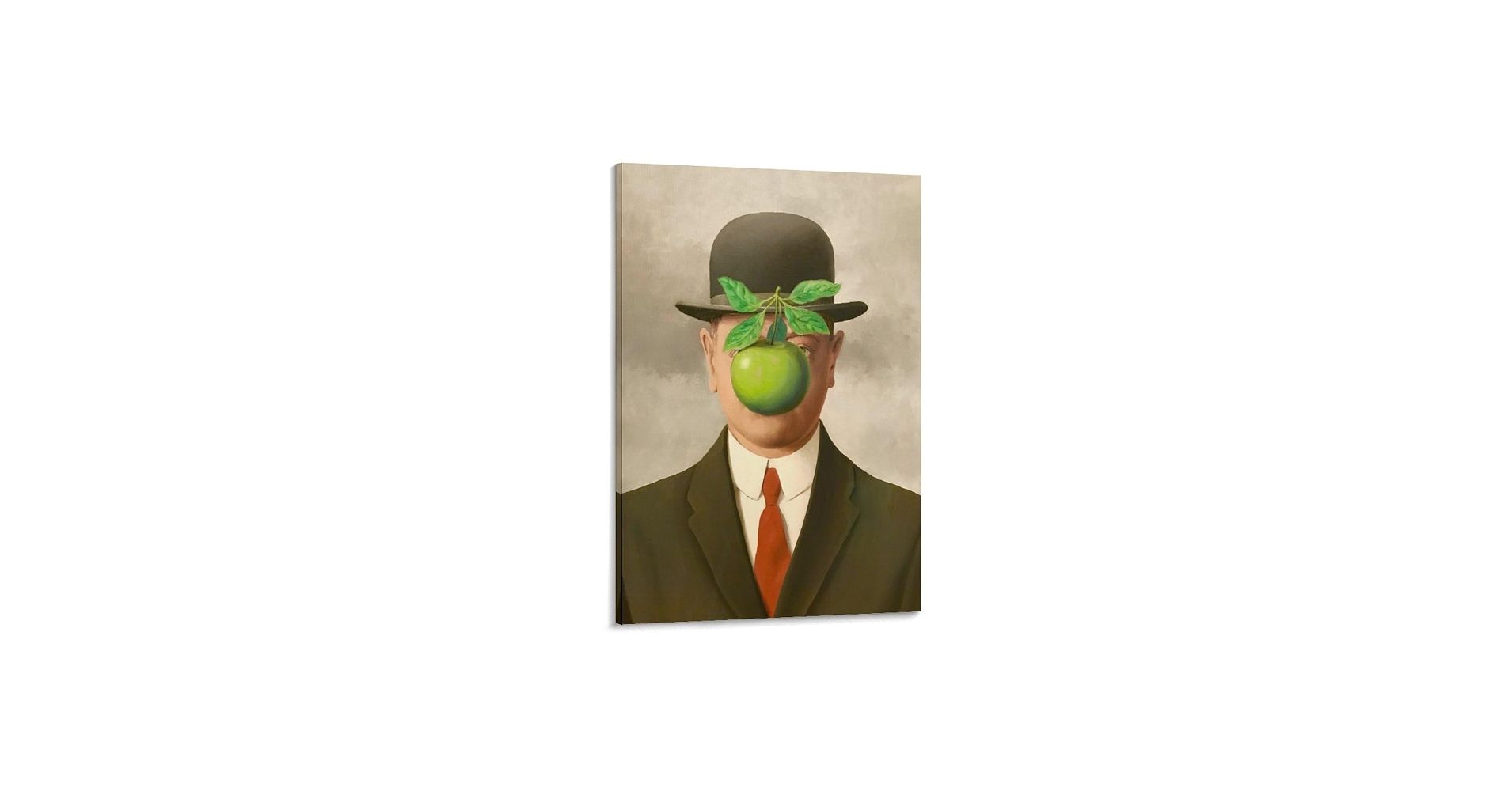 1910x1000 The Son Of Man Rene·Magritte (2) Poster Cool Artworks Painting Wall Art Canvas Prints Hanging Picture Home Decor Posters Gift Idea 20x30inch(50x75cm): Posters & Prints