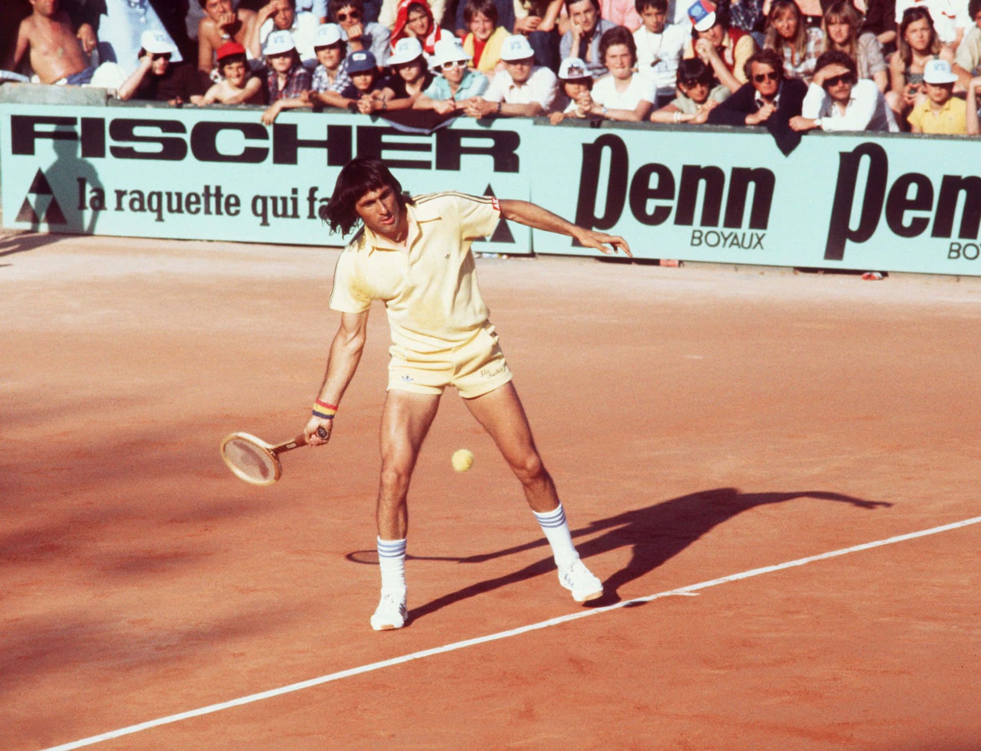 1920x1471 Download Ilie Năstase playing lawn tennis Wallpaper