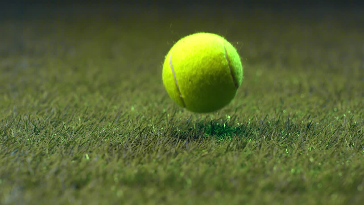 1280x720 Tennis Ball Suspended in Bounce