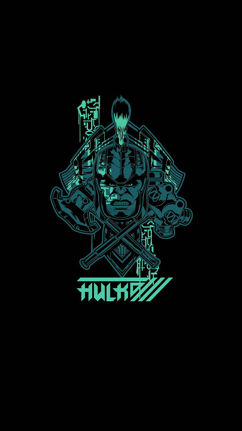 800x1422 The Hulk, 7itech, black, full, logo, man, HD phone wallpaper