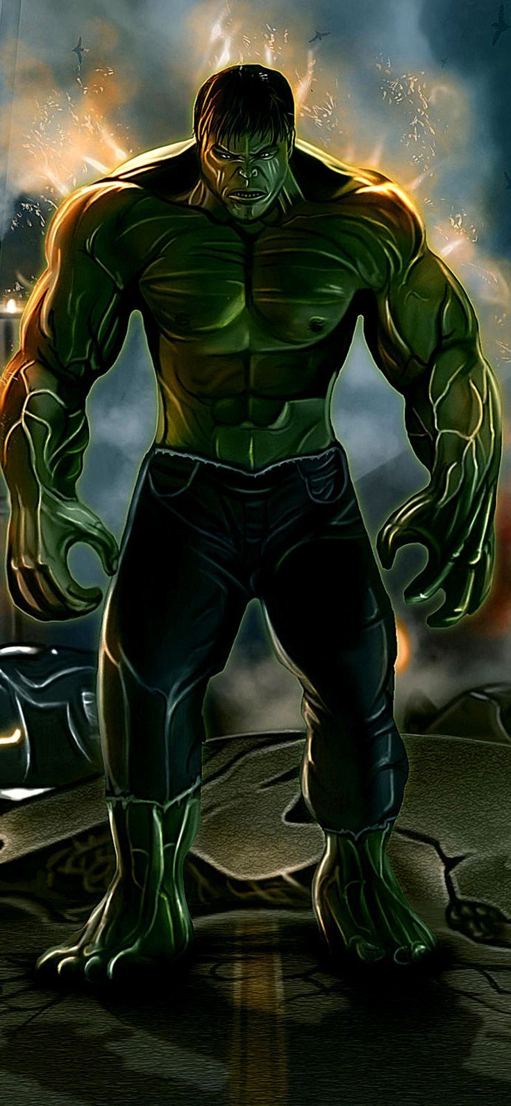 736x1592 Hulk Wallpaper 4K iPhone Ideas