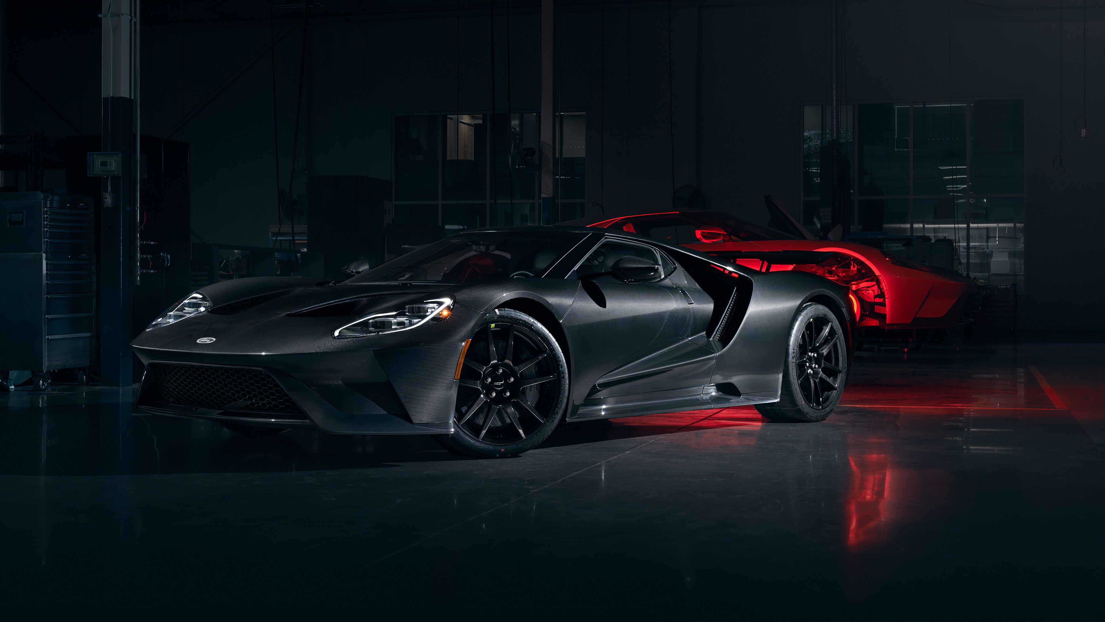 3840x2160 Black Ford GT 2020 4K HD Cars Wallpaper