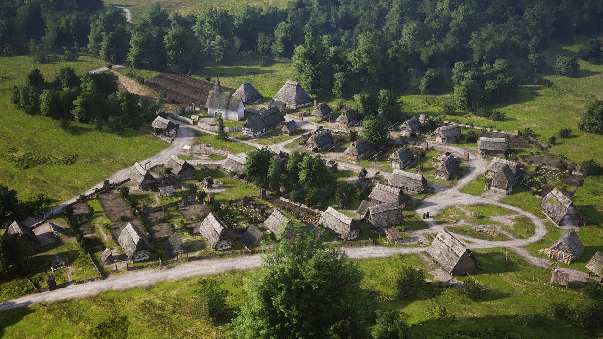 1920x1080 Manor Lords Village HD Wallpaperx1080