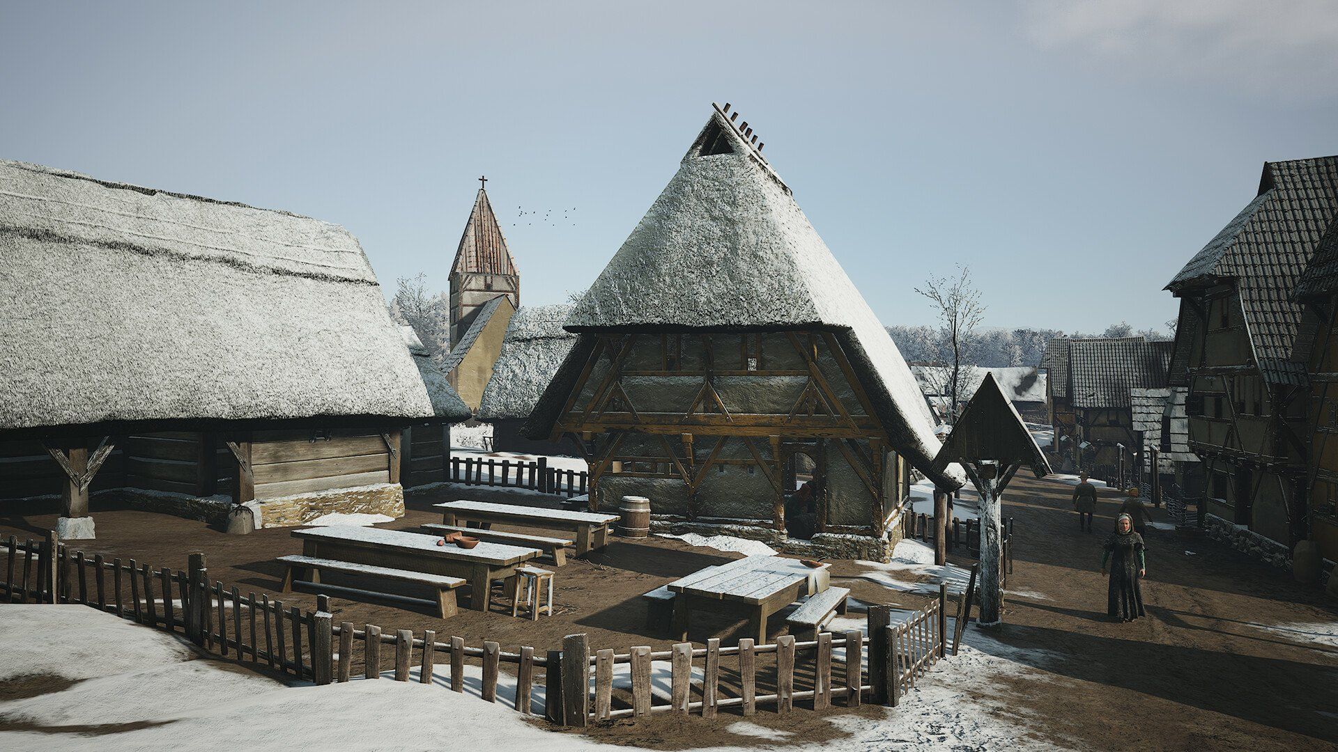 1920x1080 Manor Lords Village Game Wallpaperx1080