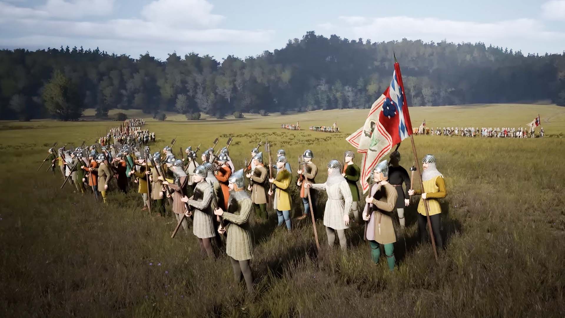 1920x1080 Manor Lords: How to make weapons and shields to build an army