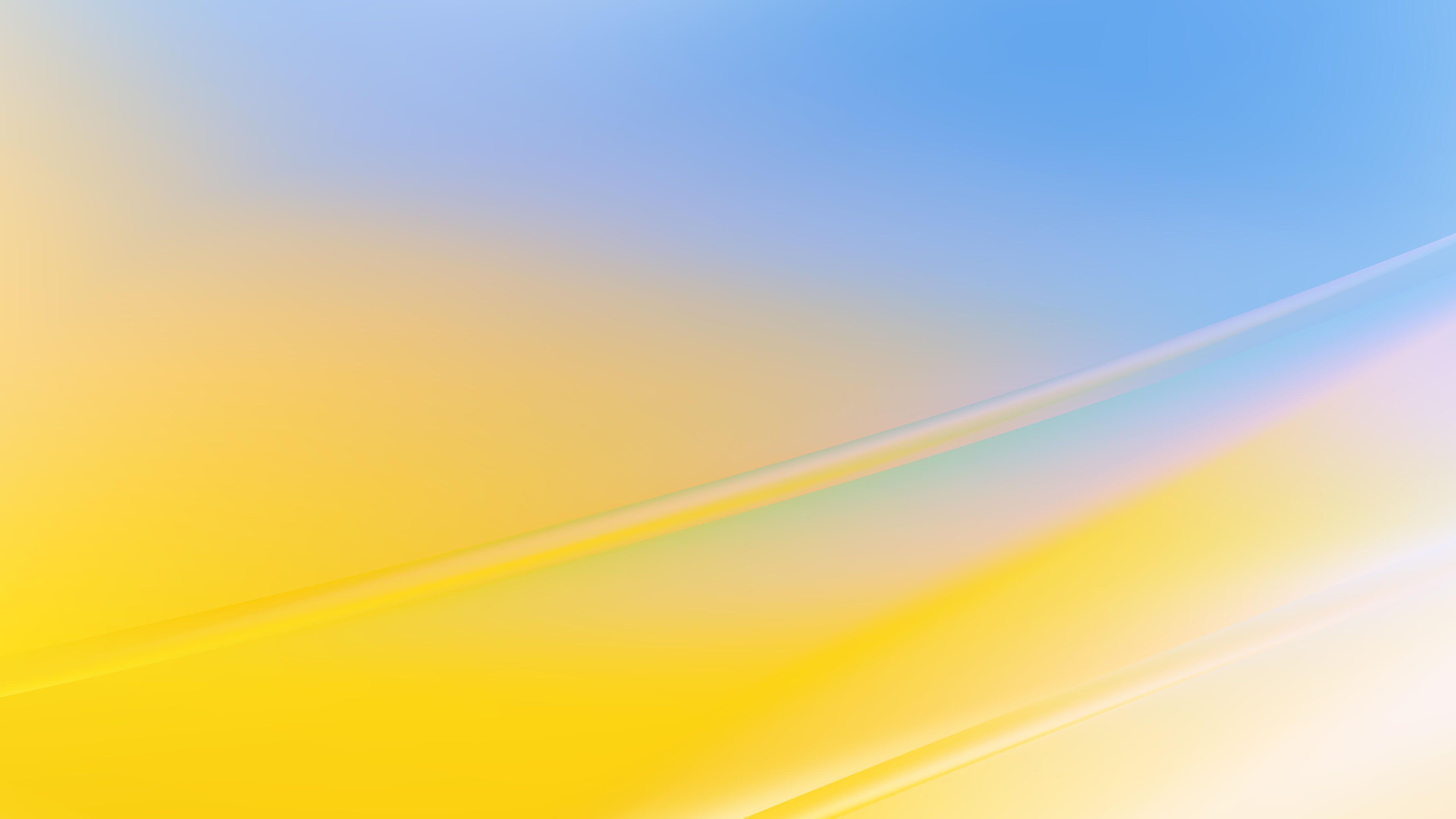3840x2160 Free Download Gradient Yellow and Blue Abstract Background