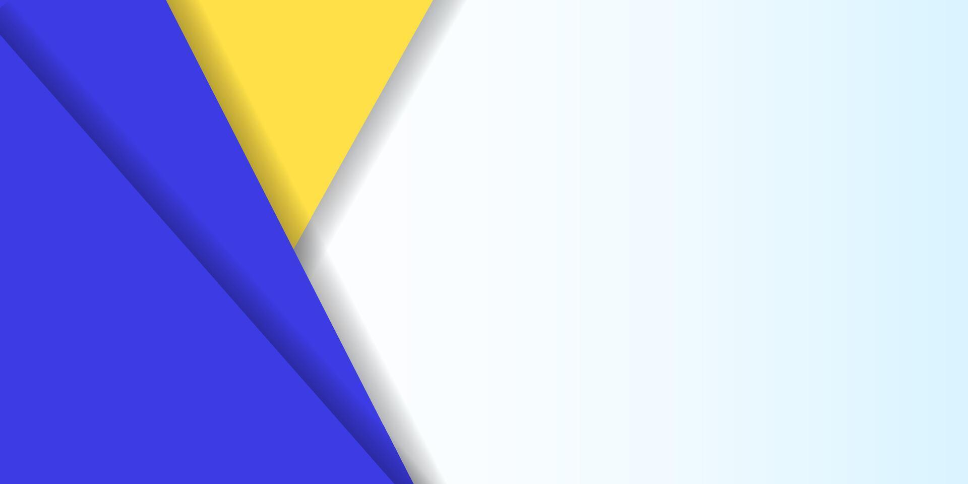 1920x960 A blue and yellow background with a white and blue triangle