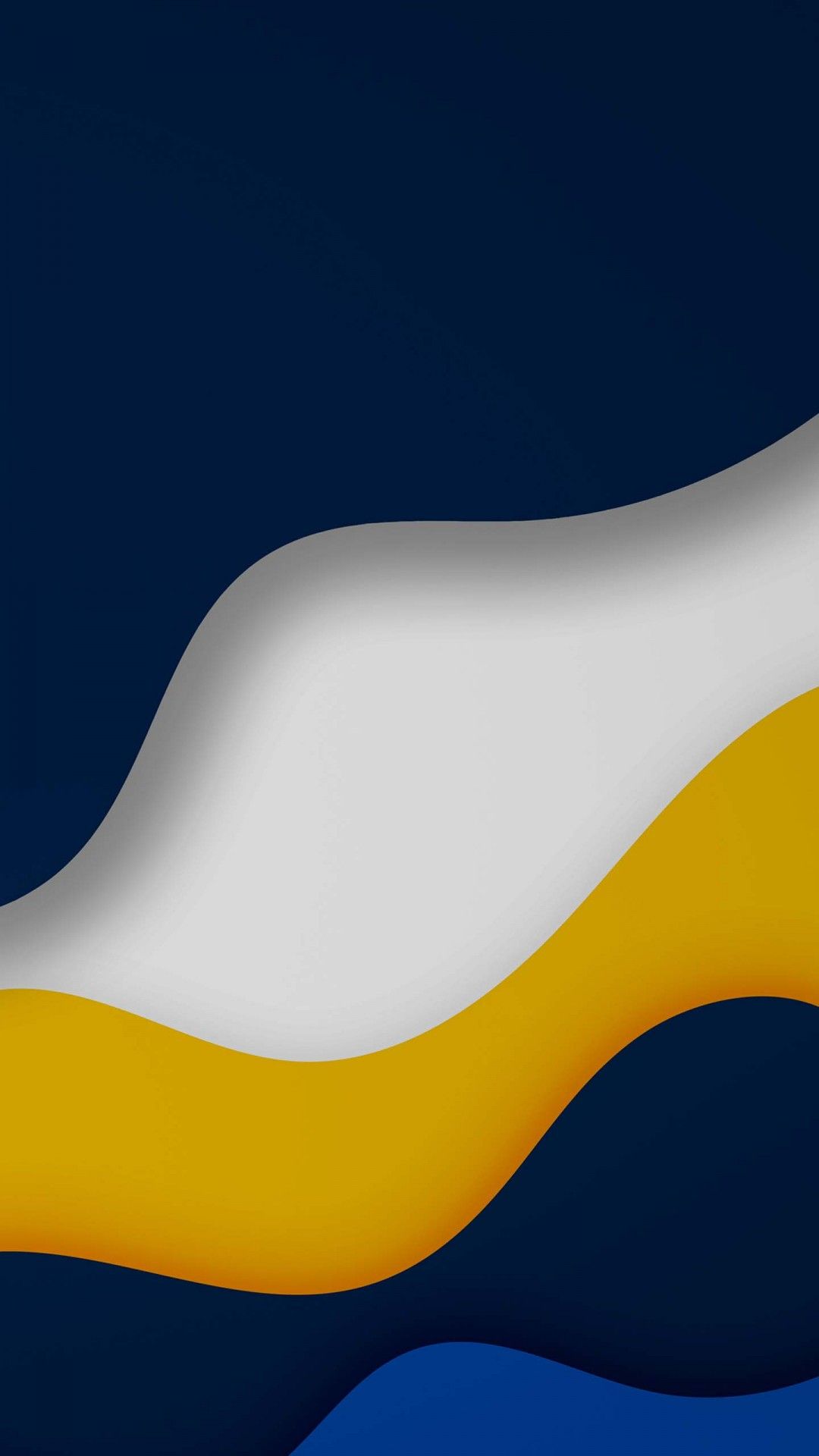 1080x1920 White Yellow Blue Lines Stripes 4K HD Abstract Wallpaper