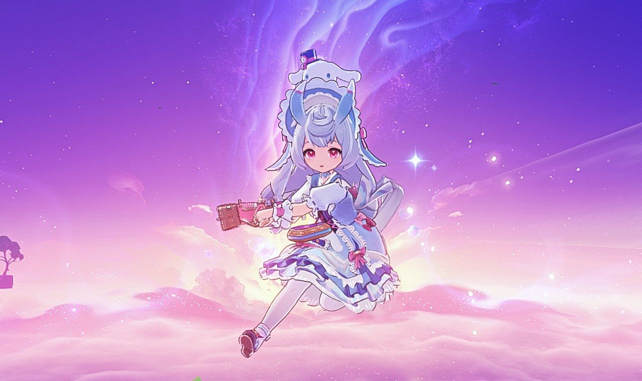 1288x765 Sigewinne Cinnamoroll + Weapon Mod for Genshin Impact