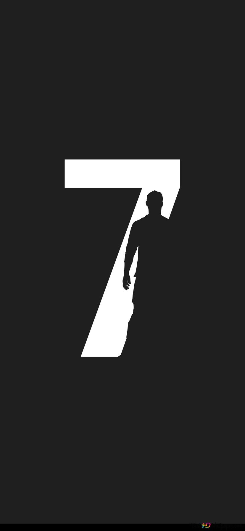 828x1792 Cristiano Ronaldo minimal dark HD wallpaper download