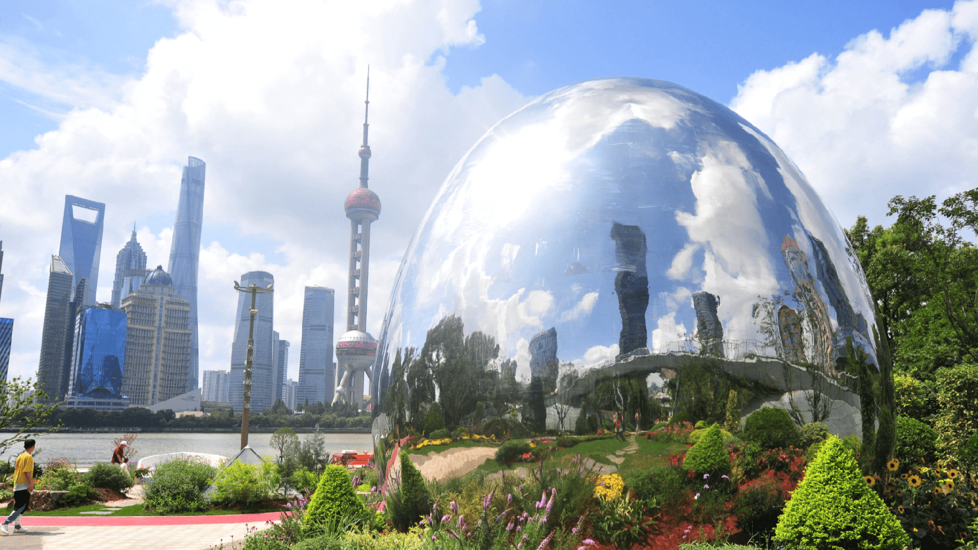 1920x1080 North Bund Bay, an iconic site along Shanghai's Huangpu River