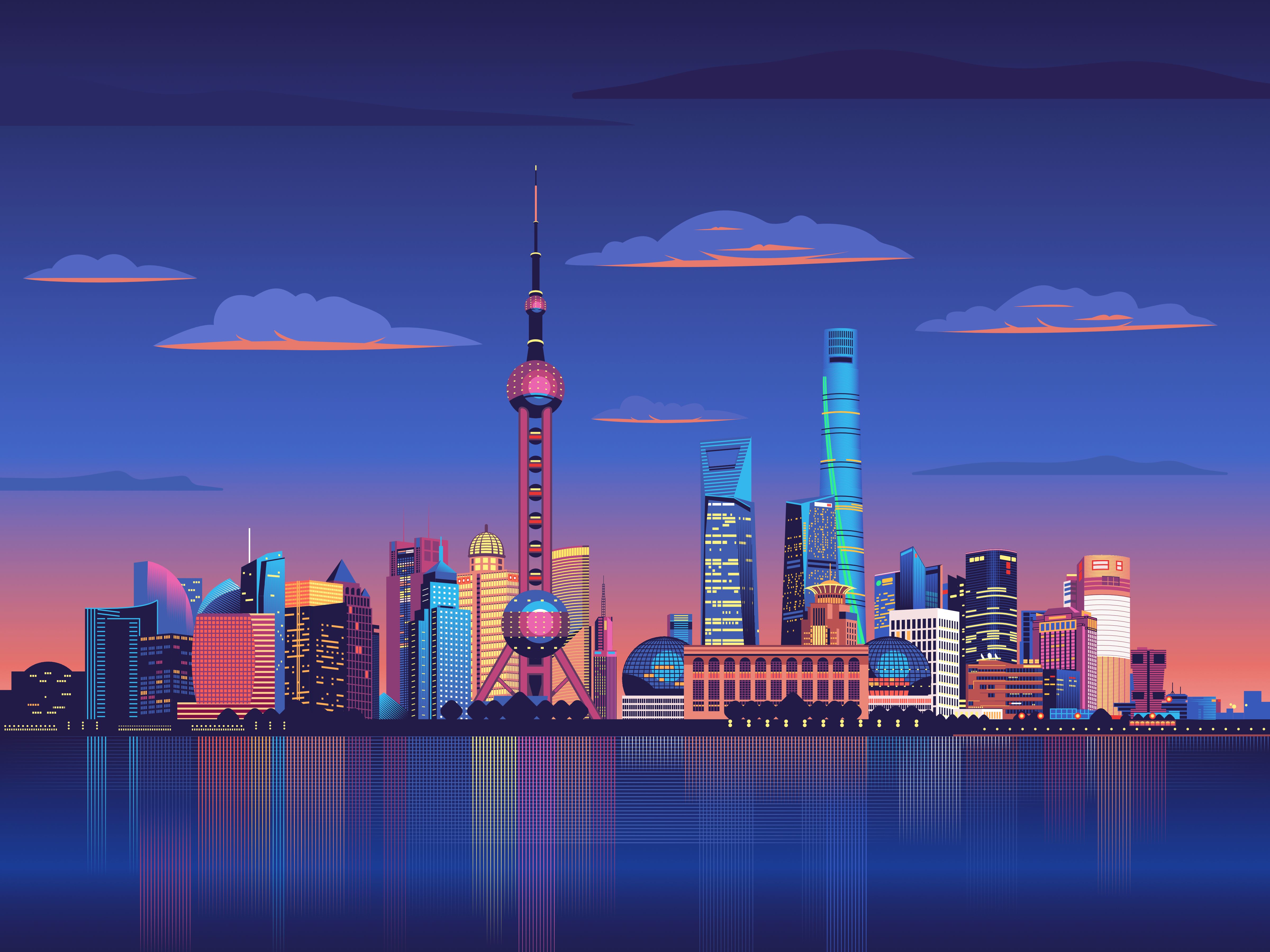 4800x3600 Shanghai Wallpaper and Background