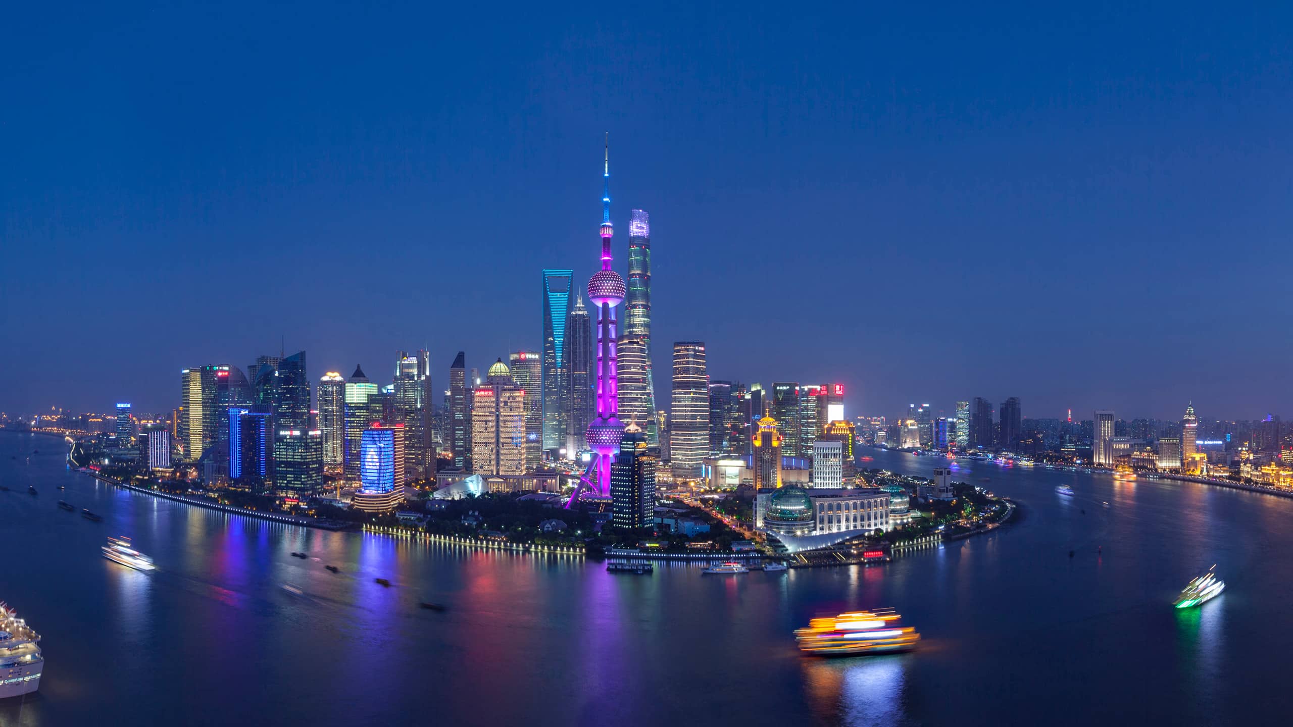 2560x1440 Luxury 5 Star Hotels in Shanghai, China丨Hyatt on the Bund丨Hyatt
