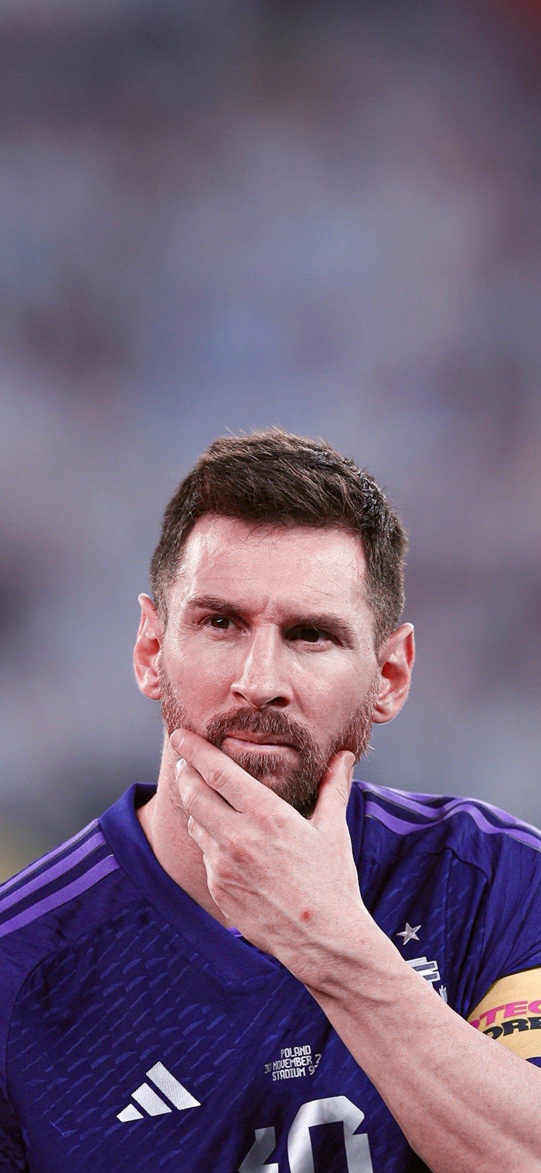 1080x2340 4K & HD Messi Wallpaper for iPhone & Android Phones Free Download (FIFA World Cup Qatar 2022 Argentina vs Poland)