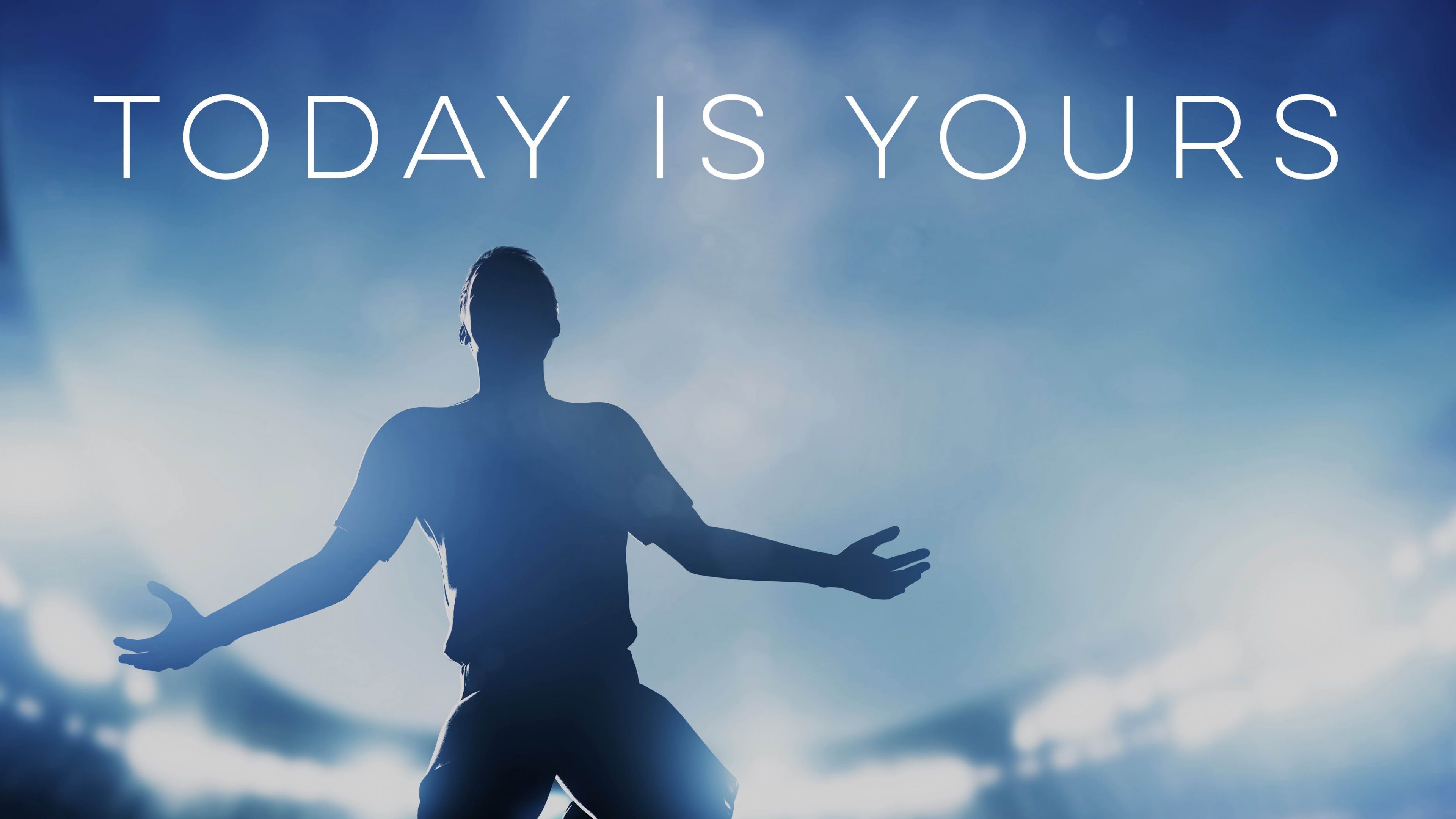 3840x2160 Today is Yours Wallpaper 4K, Inspirational quotes