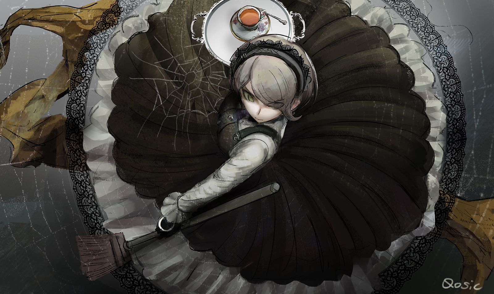 1600x954 Toujou Kirumi Danganronpa V3 by Qosic Anime Image Board