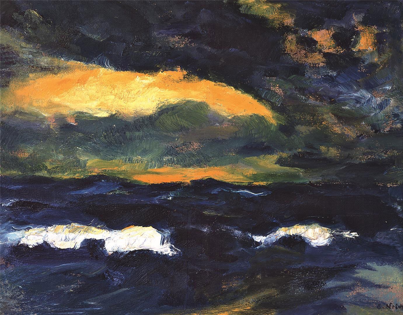 1381x1080 German Expressionist Emil Nolde