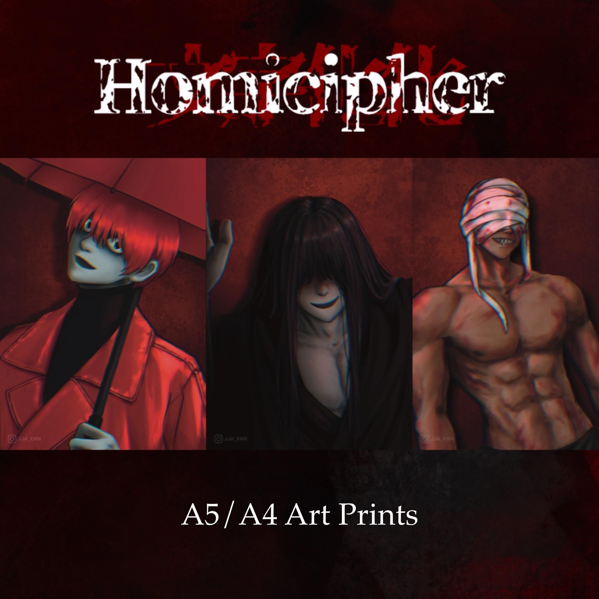 2048x2048 Homicipher A5 A4 Prints