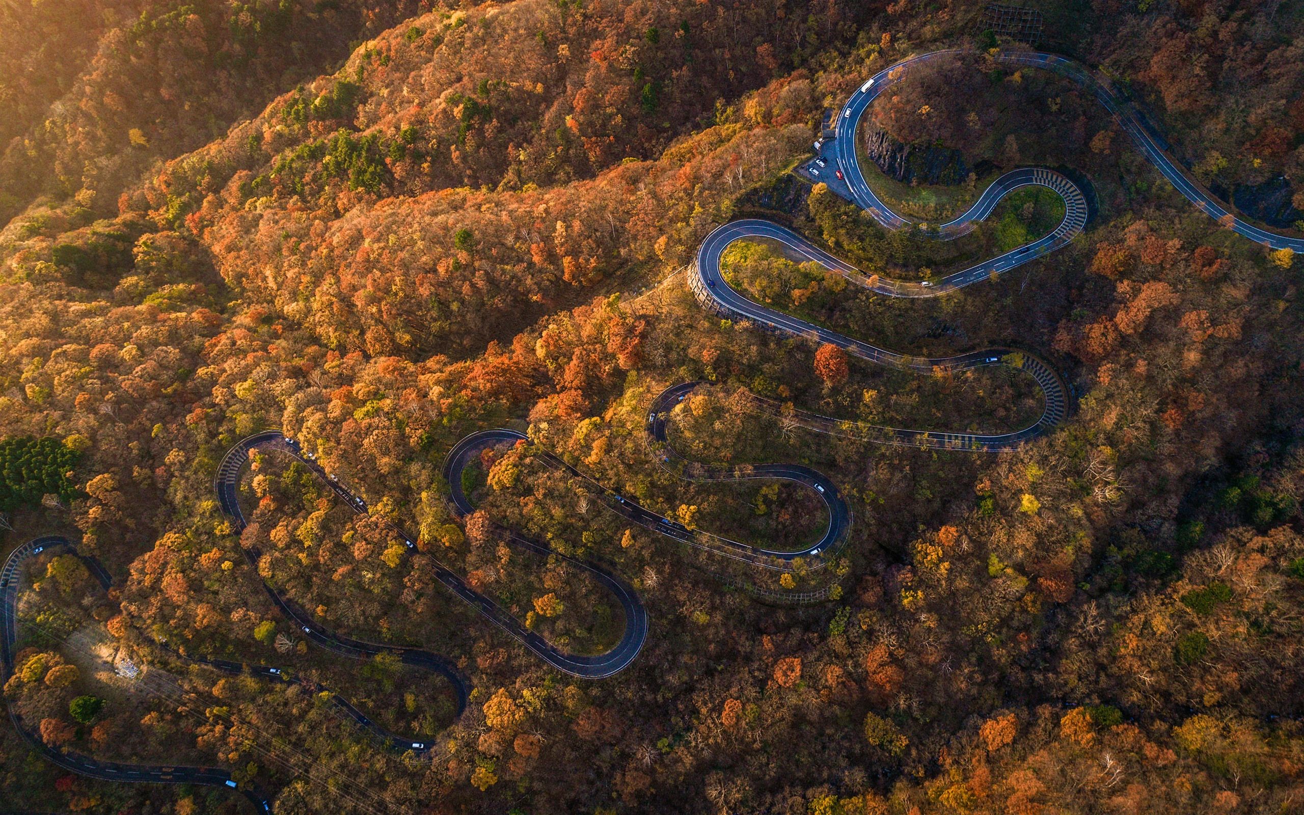 2560x1600 Autumn Irohazaka Road Nikko Tochigi Japan Bing 4K