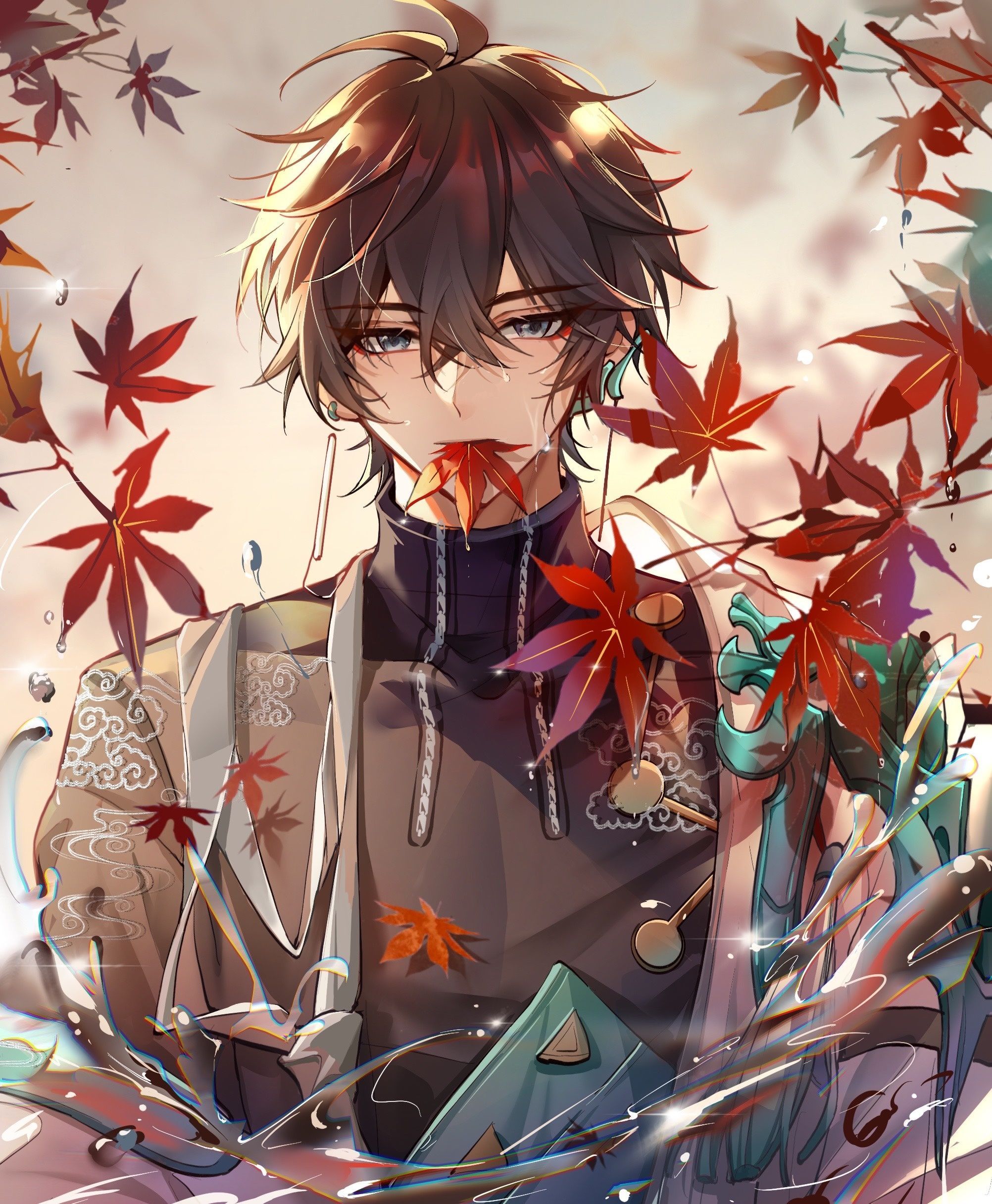 2004x2431 Some high quality Dan heng (hopefully, cuz I don't play hsr) wallpaper :D Honkai: Star Rail