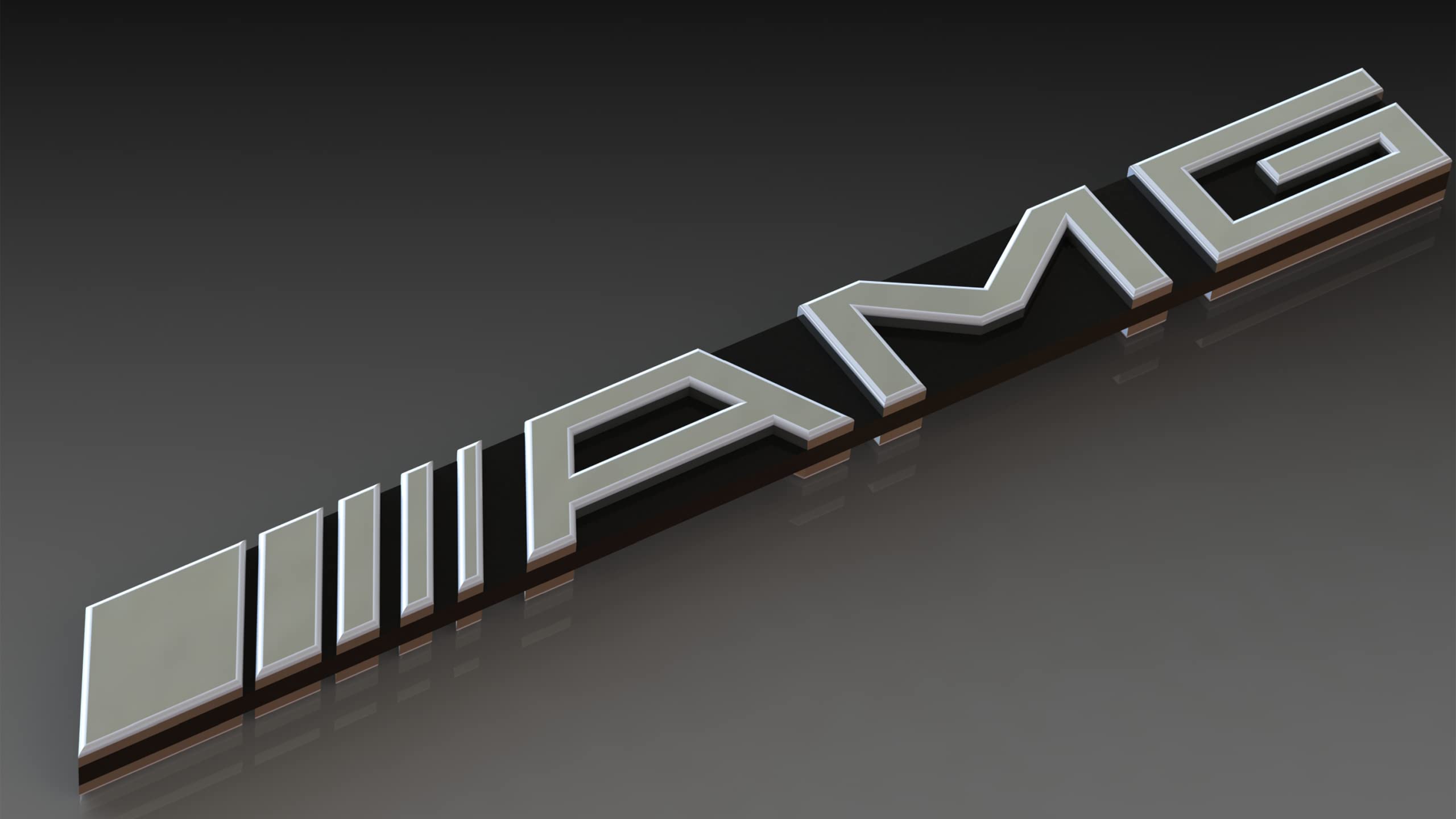 2560x1440 ECVV Emblems 3D Raised Car Lettering Compatible for AMG Mercedes Benz, Cool Badge Emblem Decal for Rear Trunk & Fender Side (Black): Buy Online at Best Price in Egypt